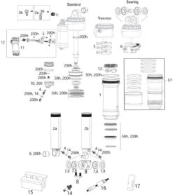 ROCKSHOX Ersatzteile Super Deluxe (A1-B2 / 2018-2021)