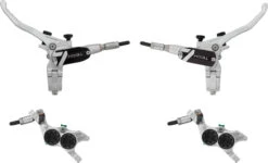 HOPE Tech 4 E4 V+h Set Scheibenbremse Mit Kunststoffleitung -Fahrrad Rabatte 481827